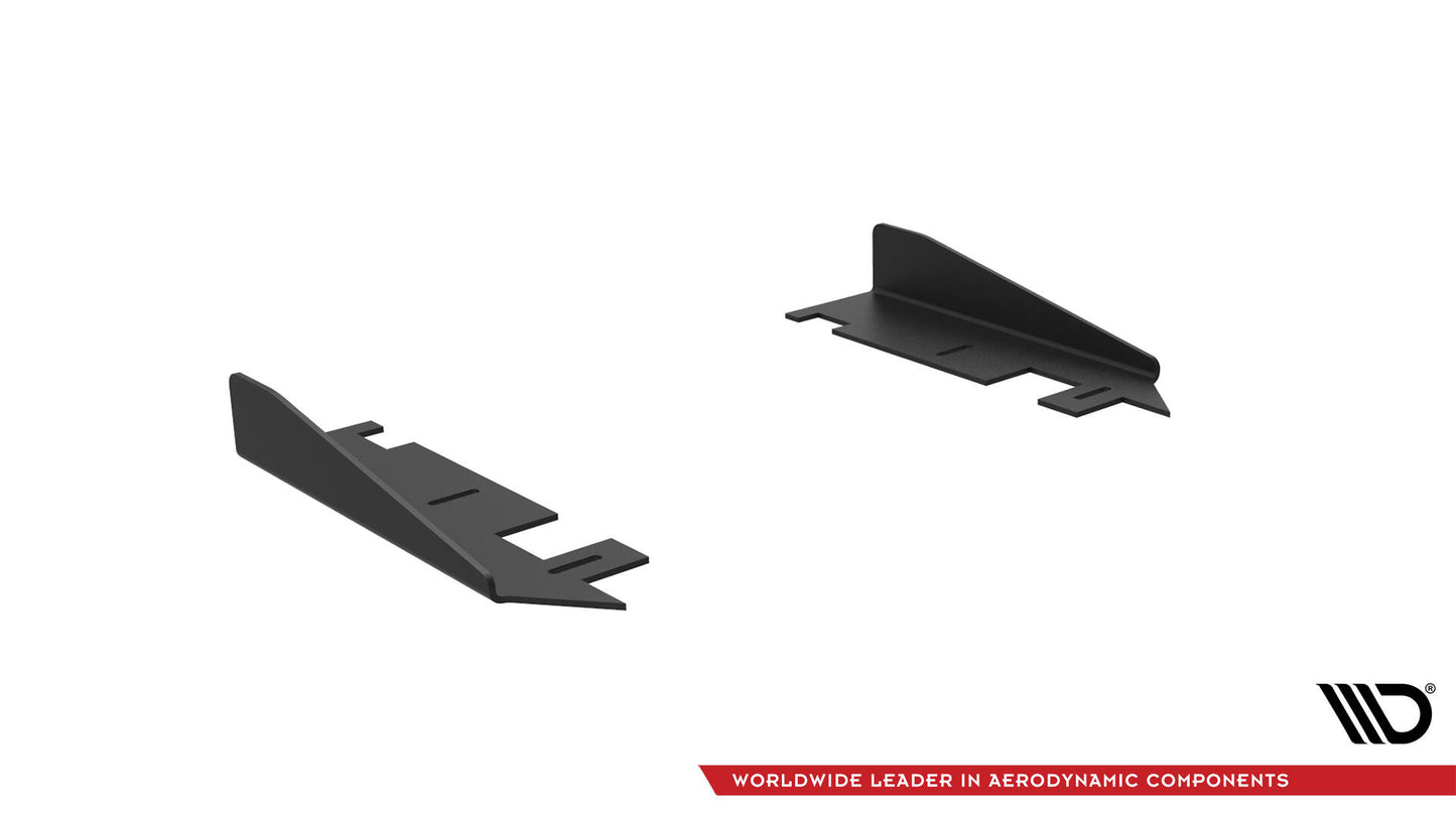 Maxton Side Flaps Audi A7 S-Line C7 schwarz Hochglanz