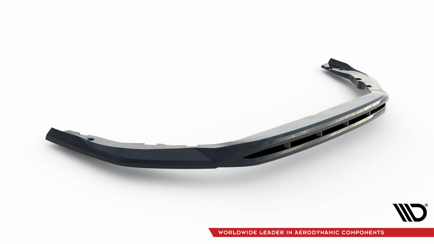 Maxton Front Ansatz für Audi A8 D5 schwarz Hochglanz