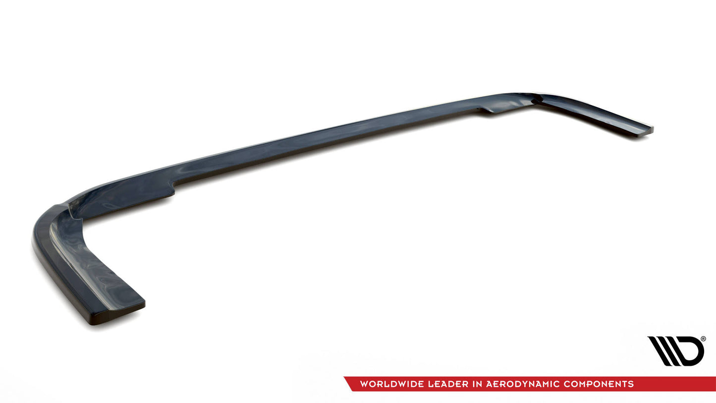 Maxton Mittlerer Diffusor Heck Ansatz für Citroen Berlingo Mk3 schwarz Hochglanz
