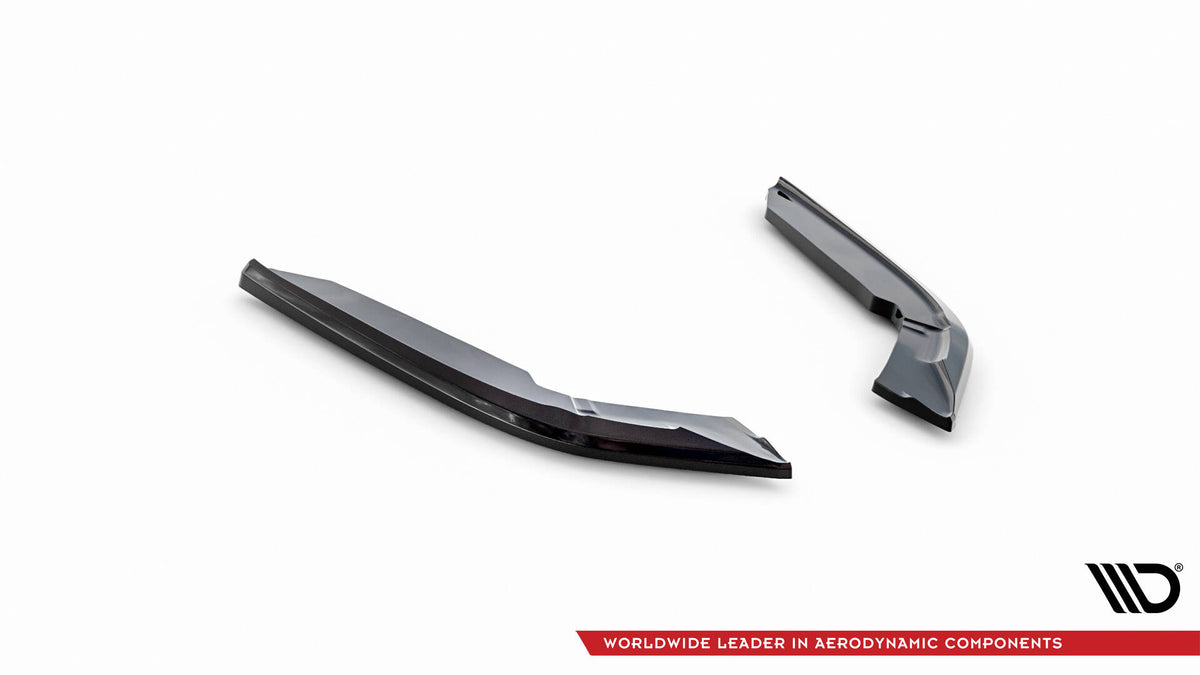 Maxton Heck Ansatz Flaps Diffusor V.4 für BMW 4er Coupe M-Paket F32  schwarz Hochglanz