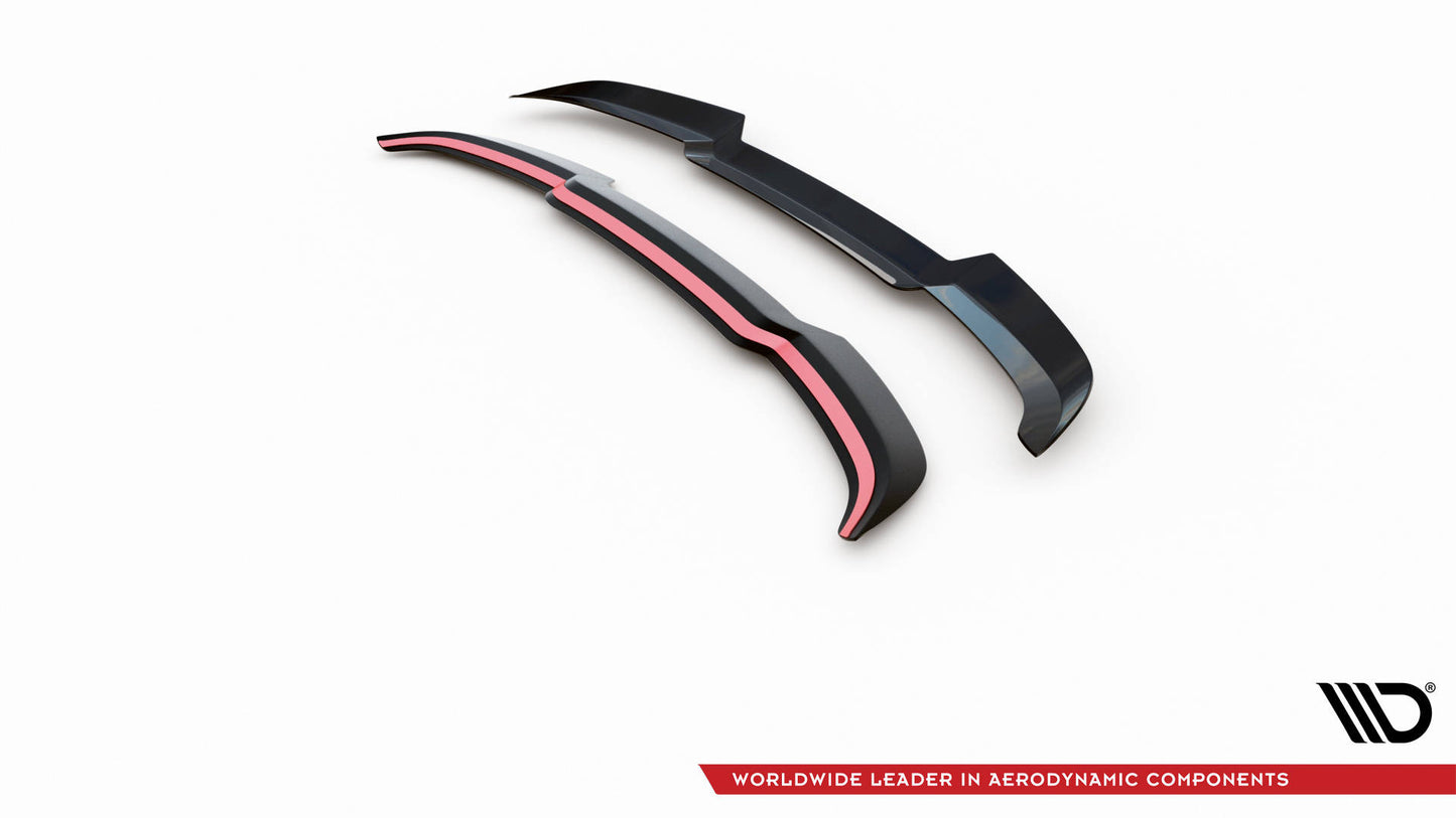 Maxton Spoiler CAP V.2 für BMW 1er M135i / 128ti / M-Paket F40 schwarz Hochglanz