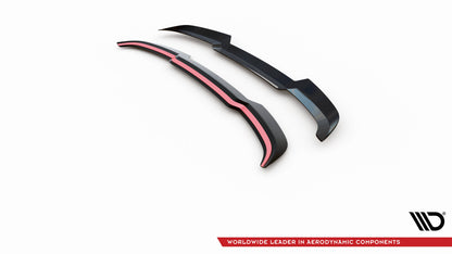 Maxton Spoiler CAP V.2 für BMW 1er M135i / 128ti / M-Paket F40 schwarz Hochglanz