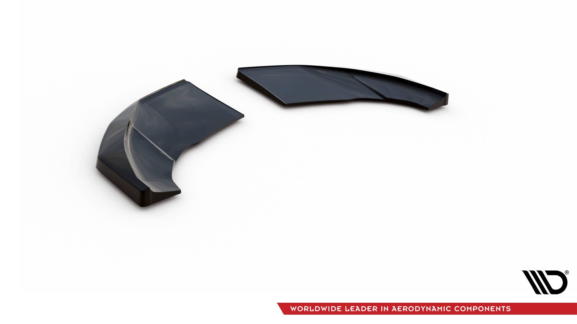 Maxton Heck Ansatz Flaps Diffusor V.2 für Audi TT S-Line 8S schwarz Hochglanz