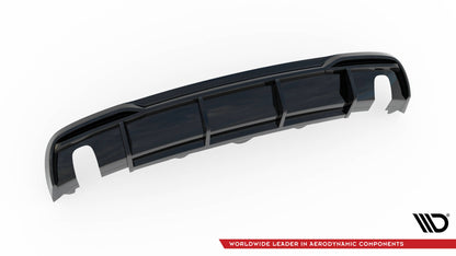 Maxton Diffusor Heck Ansatz für Audi A5 Coupe 8T Facelift (Version mit Einzelauspuff auf beiden Seiten)