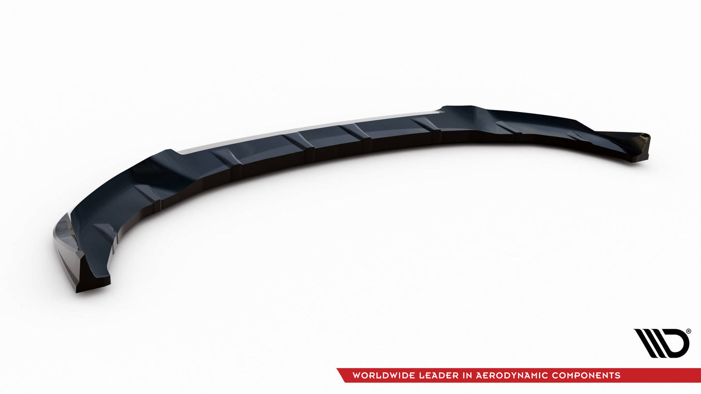 Maxton Front Ansatz V.2 für BMW 5er M-Paket G60 schwarz Hochglanz