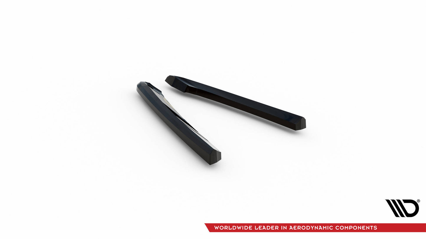 Maxton Heck Ansatz Flaps Diffusor für Ford Mondeo Sport Mk5 Facelift / Fusion Sport Mk2 Facelift schwarz Hochglanz