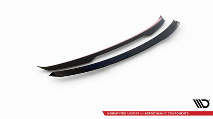 Maxton Spoiler CAP für Audi e-tron schwarz Hochglanz