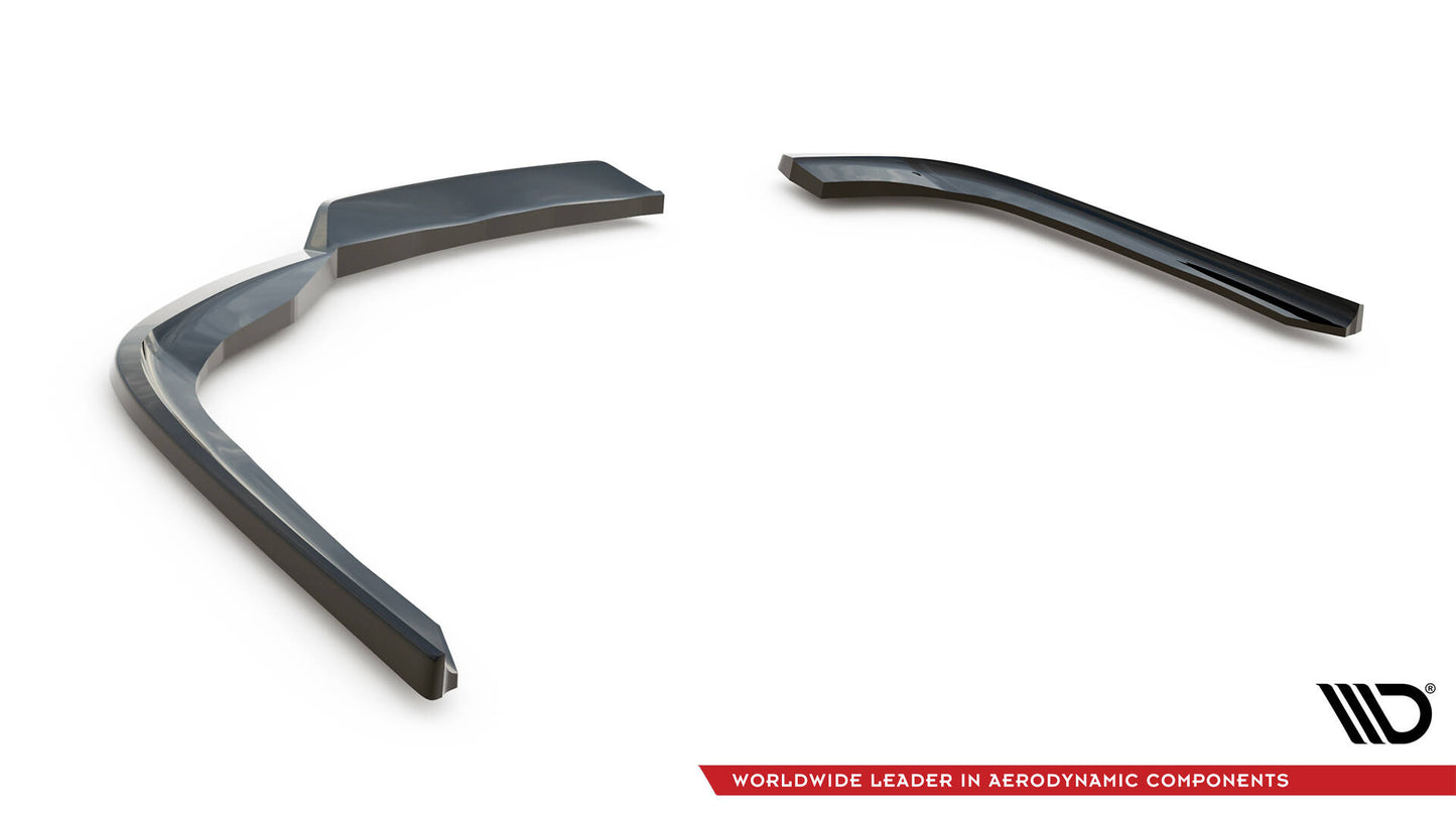 Maxton Mittlerer Diffusor Heck Ansatz DTM Look für BMW 3er GT F34 Facelift schwarz Hochglanz
