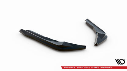 Maxton Heck Ansatz Flaps Diffusor V.5 für BMW M2 G87 schwarz Hochglanz