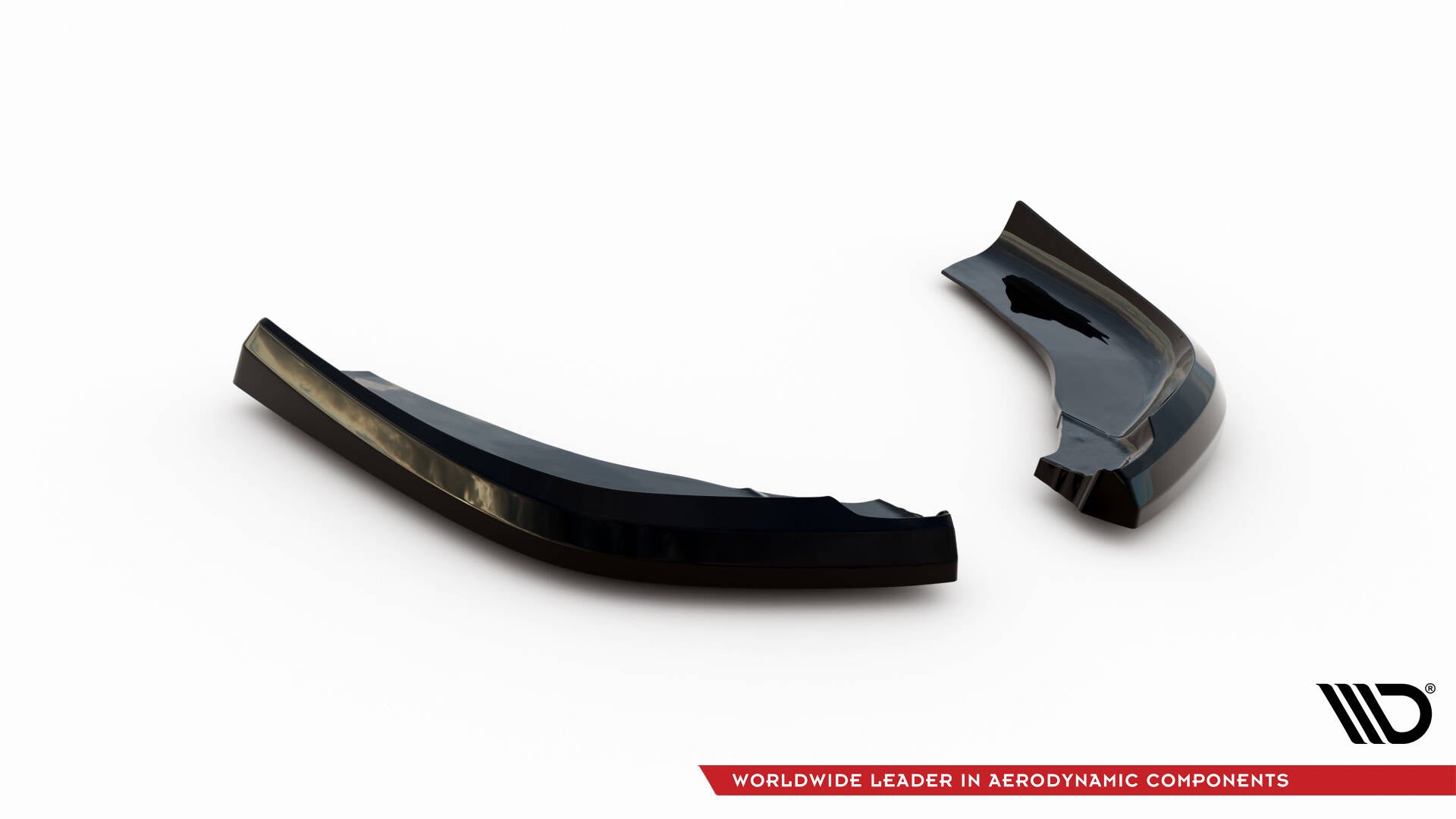 Maxton Heck Ansatz Flaps Diffusor V.1 für1 BMW 1er M-Paket / M135i F40 schwarz Hochglanz