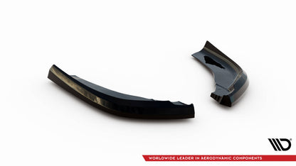 Maxton Heck Ansatz Flaps Diffusor V.1 für1 BMW 1er M-Paket / M135i F40 schwarz Hochglanz