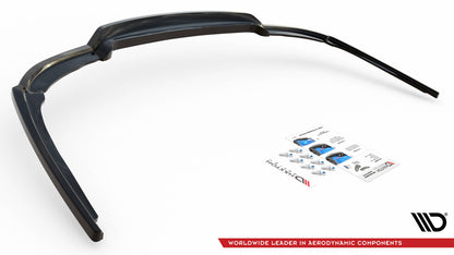 Maxton Mittlerer Diffusor Heck Ansatz DTM Look für BMW 7 M-Paket F01 schwarz Hochglanz