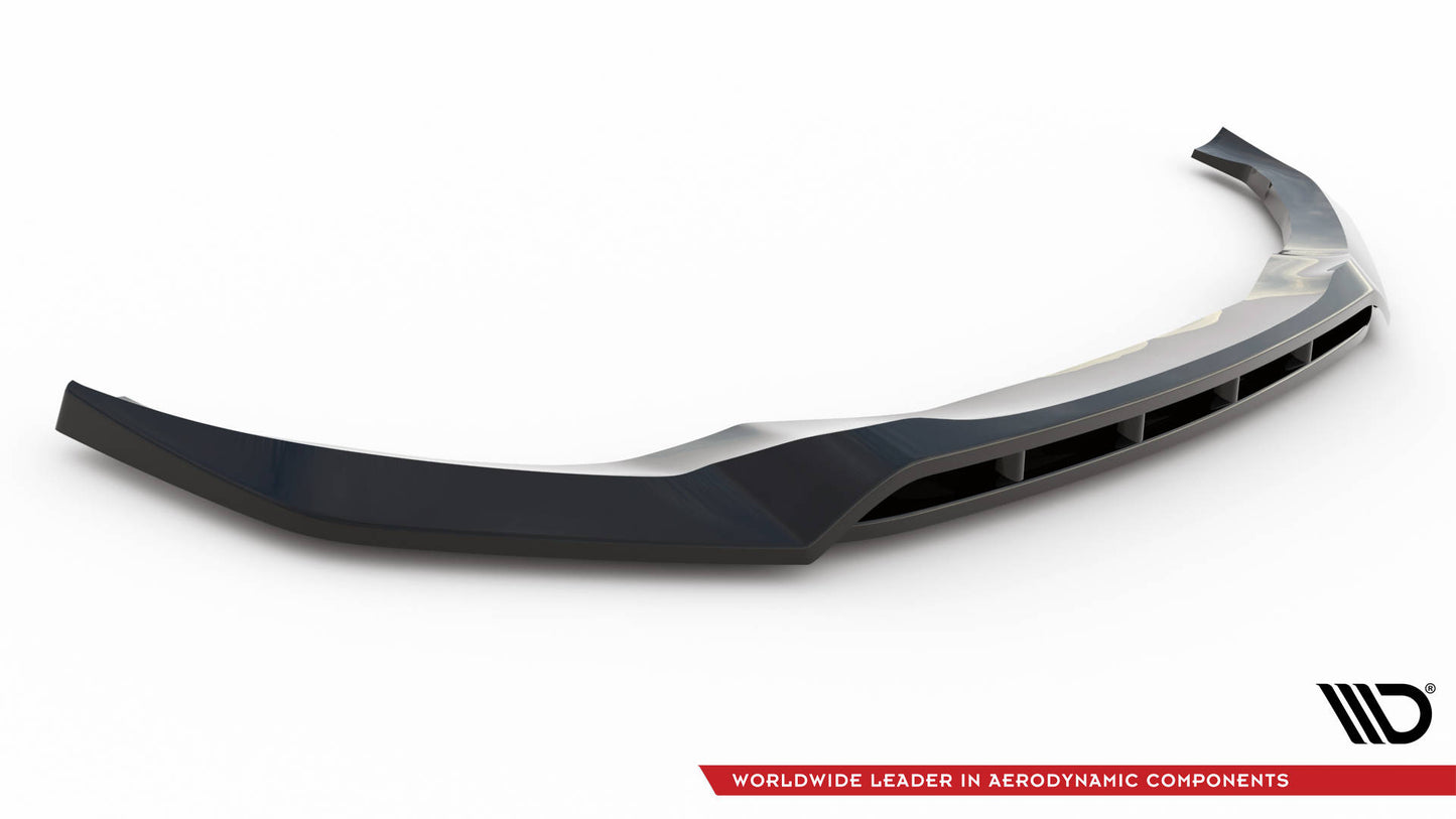 Maxton Front Ansatz für BMW 6er GT M-Paket G32 schwarz Hochglanz