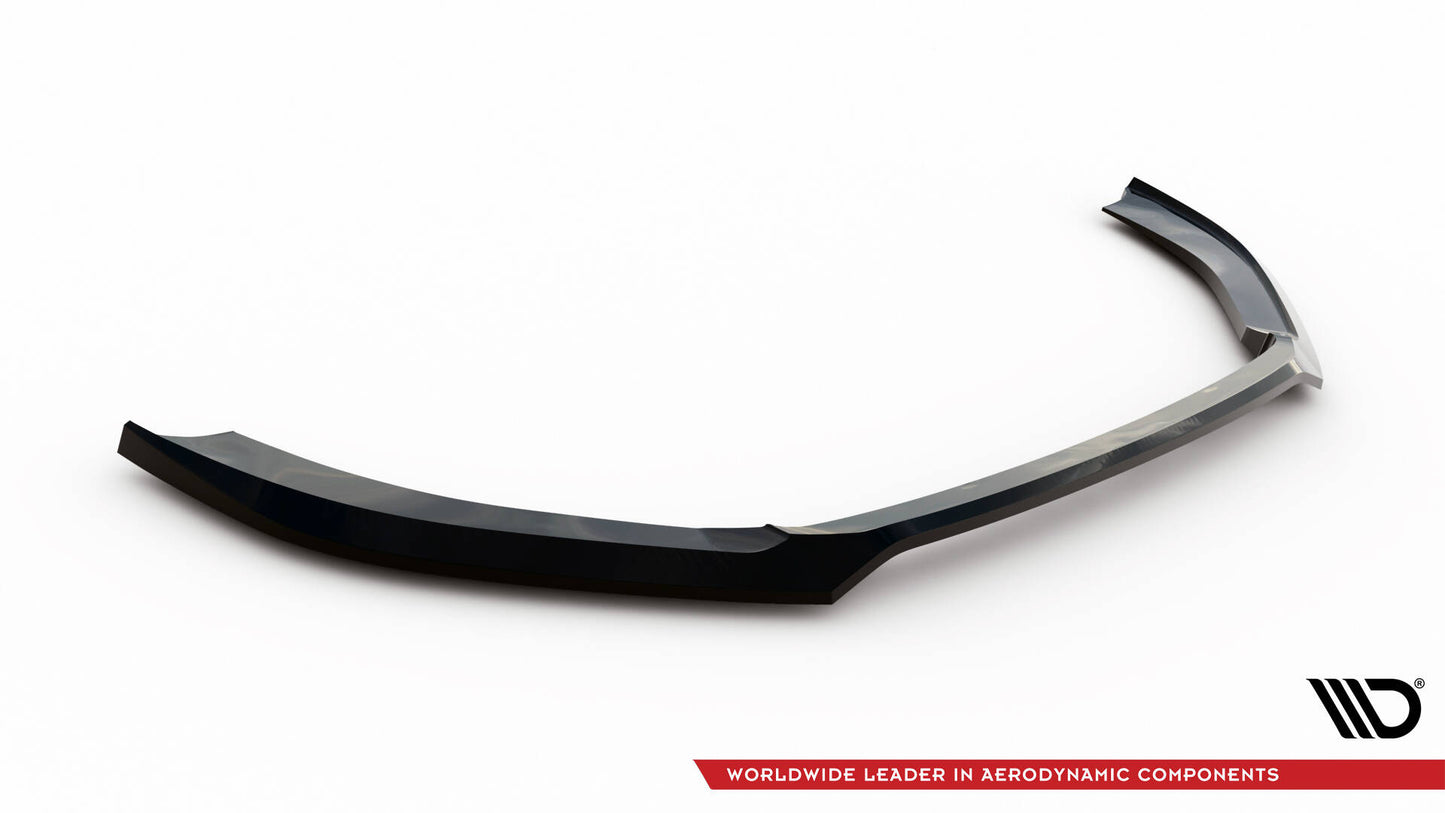 Maxton Front Ansatz V.5 für Audi RS3 Limousine 8V Facelift schwarz Hochglanz