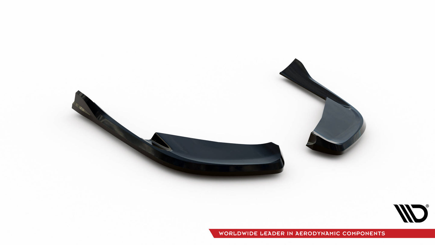 Maxton Heck Ansatz Flaps Diffusor für Alfa Romeo Giulia Quadrifoglio schwarz Hochglanz