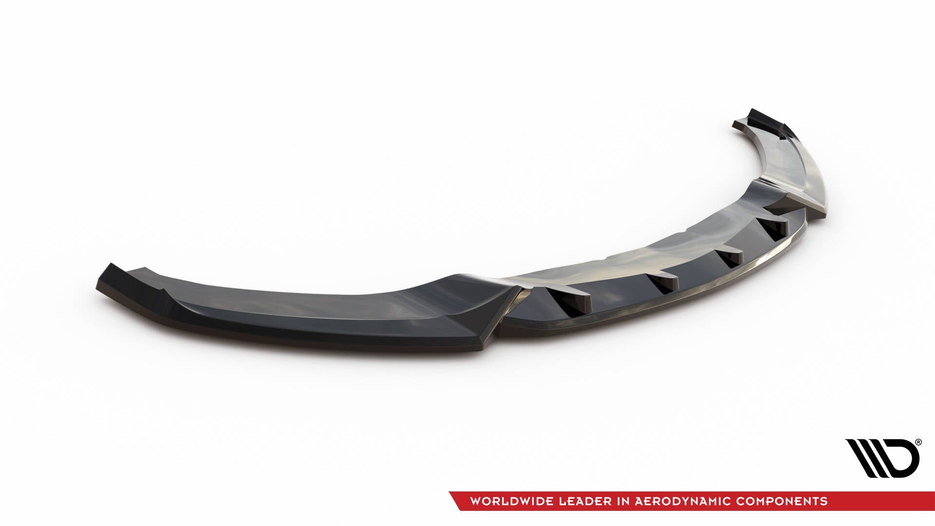 Maxton Front Ansatz V.3 für BMW 4er Coupe / Gran Coupe / Cabrio M-Paket F32 / F36 / F33 schwarz Hochglanz