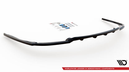 Maxton Mittlerer Diffusor Heck Ansatz DTM Look für BMW 7 M-Paket F01 schwarz Hochglanz