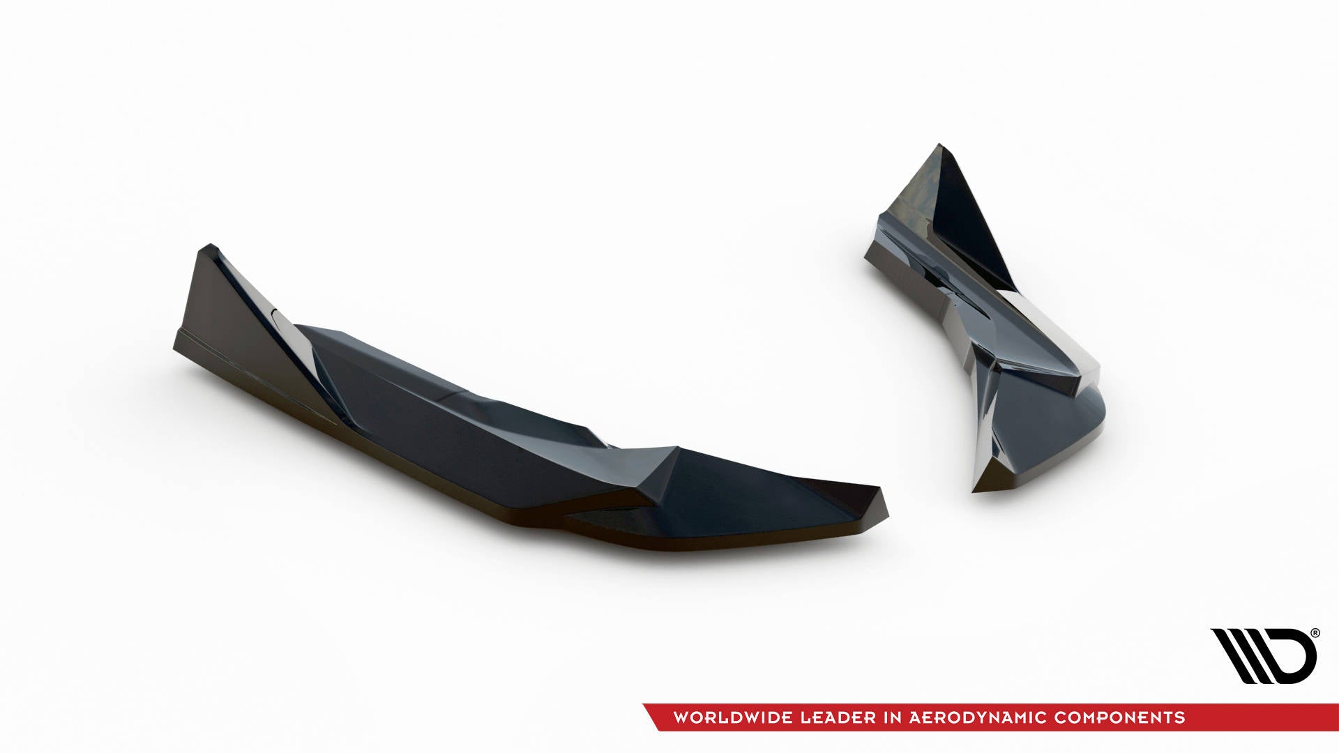 Maxton Heck Ansatz Flaps Diffusor V.4 für BMW M2 G87 schwarz Hochglanz
