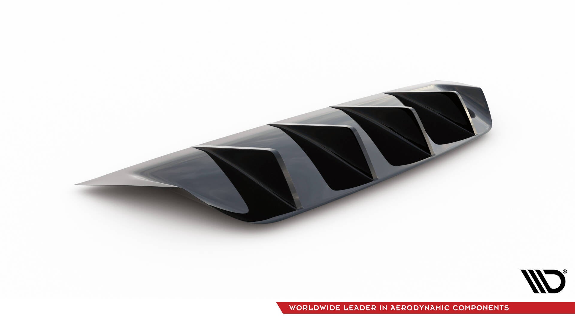 Maxton Diffusor Heck Ansatz für BMW M6 Gran Coupe / Coupe / Cabriolet F06 / F13 / F12 schwarz Hochglanz
