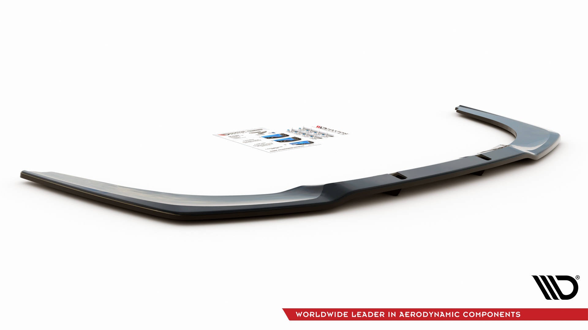 Maxton Mittlerer Diffusor Heck Ansatz DTM Look für BMW 8 Gran Coupe M-Paket G16 schwarz Hochglanz