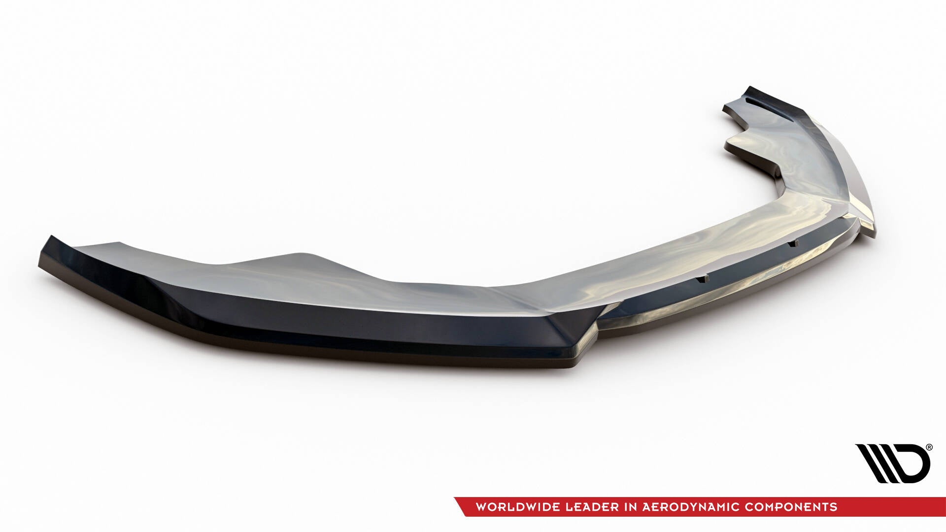 Maxton Front Ansatz V.2 für Audi A4 Competition B8 Facelift schwarz Hochglanz