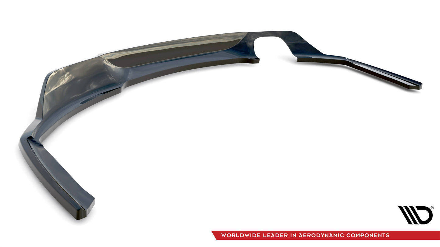 Maxton Mittlerer Diffusor Heck Ansatz DTM Look für BMW 2 M-Paket F22 schwarz matt