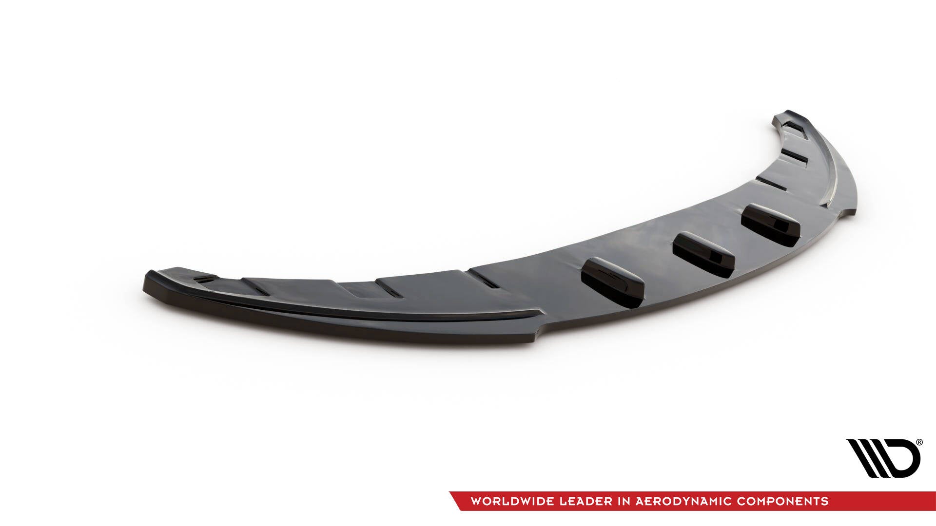 Maxton Front Ansatz V.2 für BMW 1er E81 Facelift schwarz Hochglanz