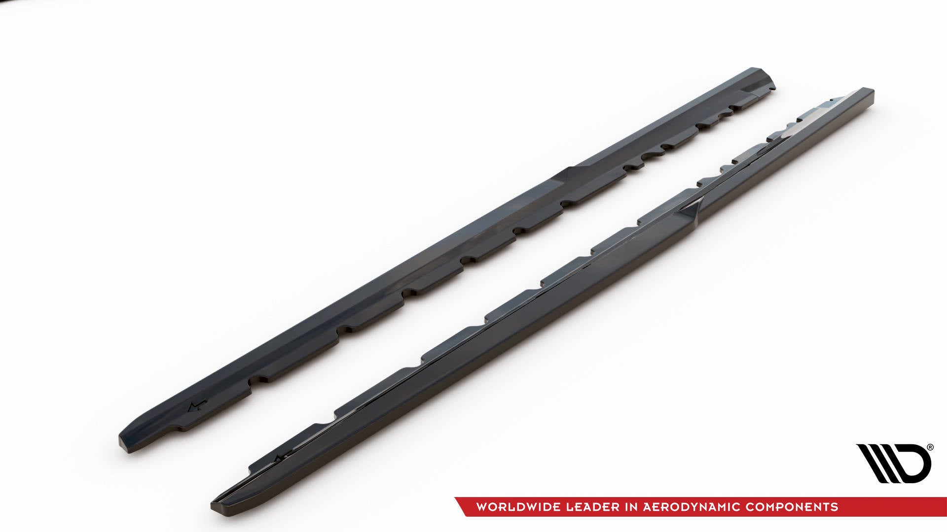 Maxton Seitenschweller Ansatz für V.2 für Audi R8 Mk2 Facelift schwarz Hochglanz