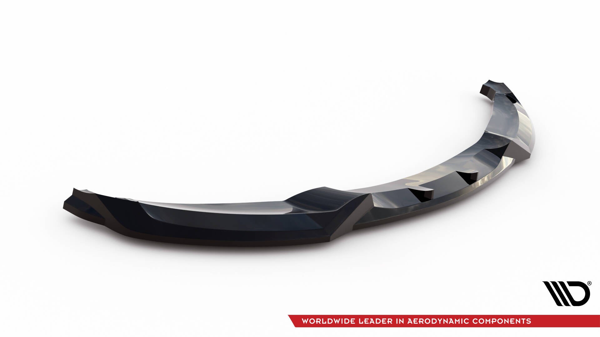 Maxton Front Ansatz V.1 für BMW 1er M-Paket E82 schwarz Hochglanz