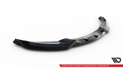 Maxton Front Ansatz V.1 für BMW 1er M-Paket E82 schwarz Hochglanz