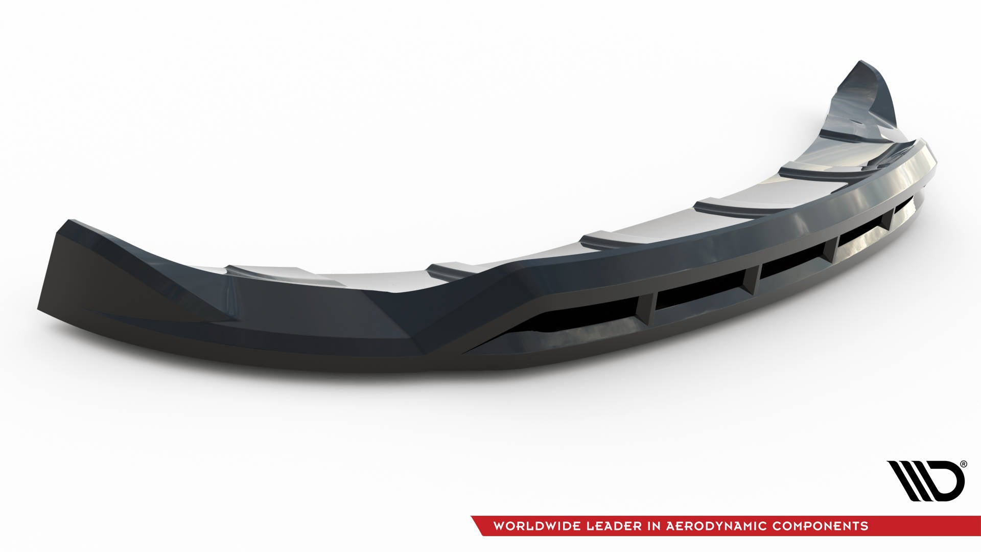 Maxton Front Ansatz für Land Rover Discovery HSE Mk5 schwarz Hochglanz