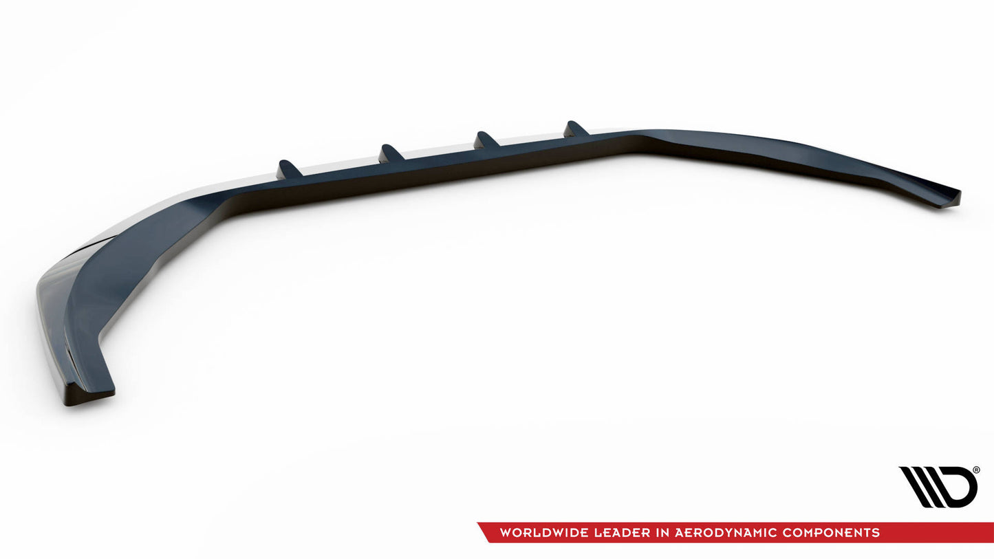 Maxton Front Ansatz V.2 für Audi S8 / A8 S-Line D5 schwarz Hochglanz
