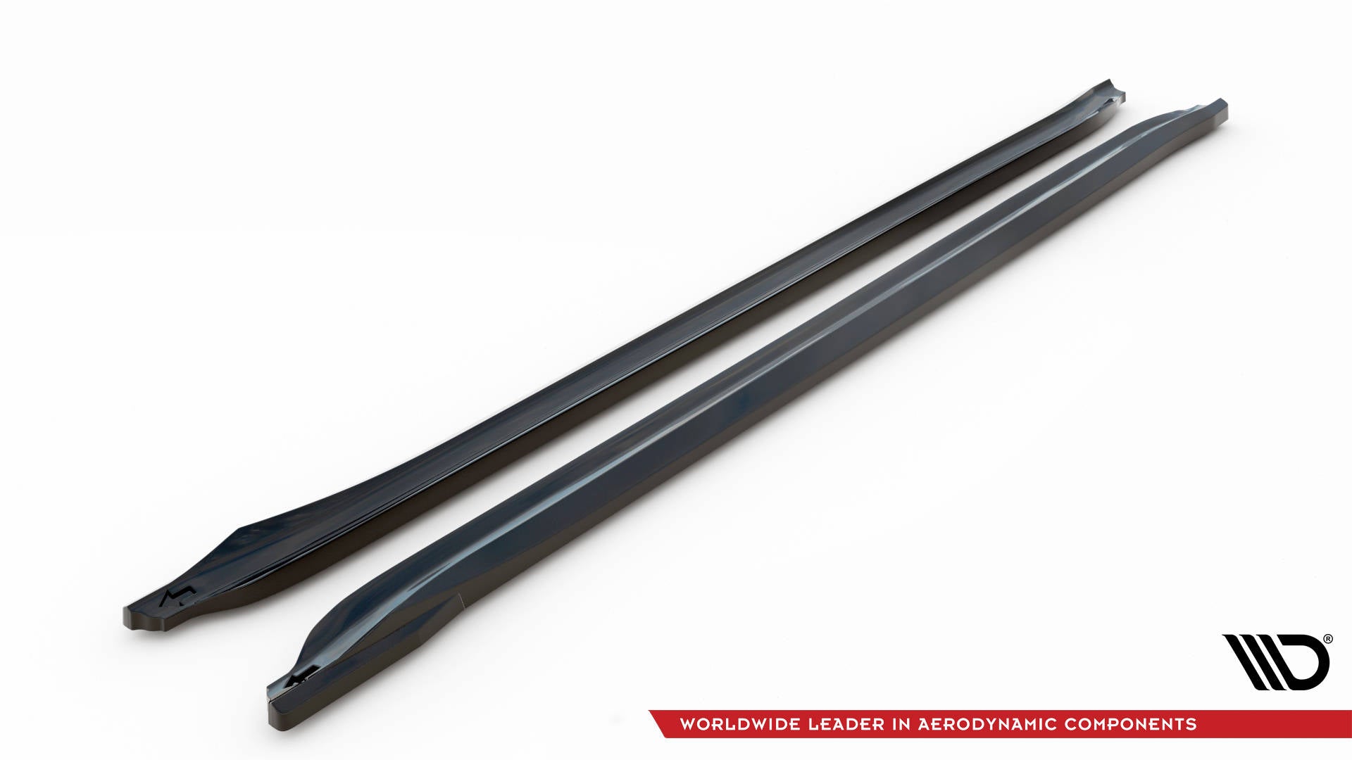 Maxton Seitenschweller Ansatz für Hyundai Elantra Mk7 schwarz Hochglanz