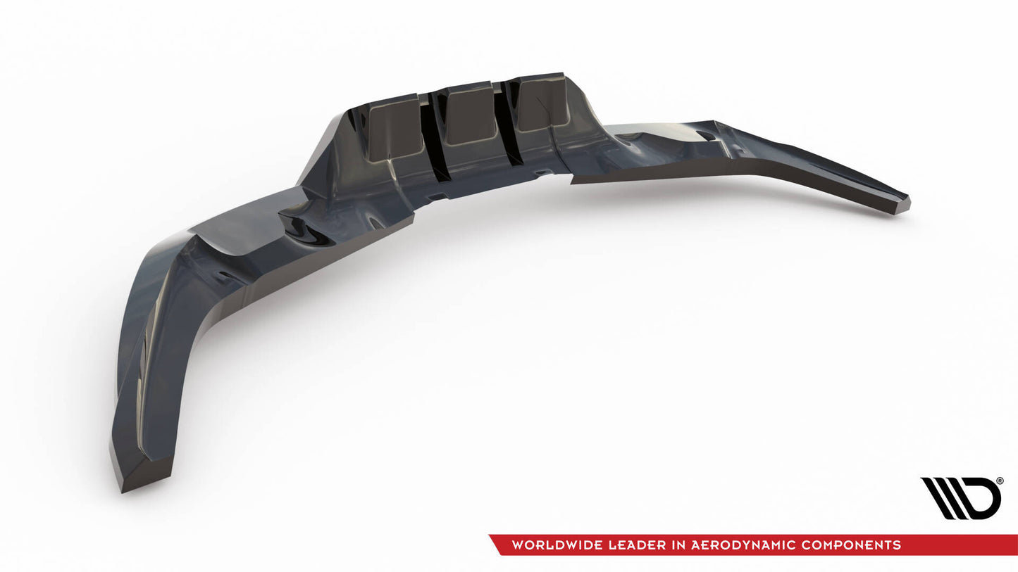 Maxton Mittlerer Diffusor Heck Ansatz DTM Look für Ford Kuga ST Mk1 schwarz Hochglanz