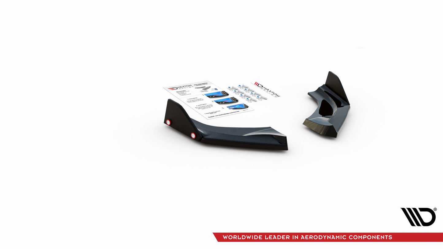 Maxton Heck Ansatz Flaps Diffusor V.1 +Flaps für Hyundai I30 N Hatchback Mk3 Facelift