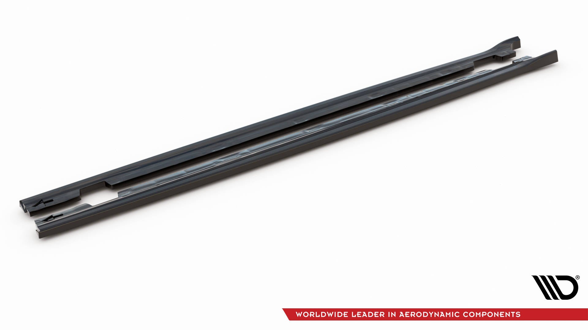 Maxton Seitenschweller Ansatz für Citroen Berlingo Mk3 schwarz Hochglanz