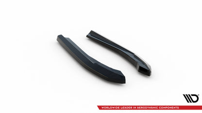 Maxton Heck Ansatz Flaps Diffusor V.1 für BMW M440i Gran Coupe G26 schwarz Hochglanz