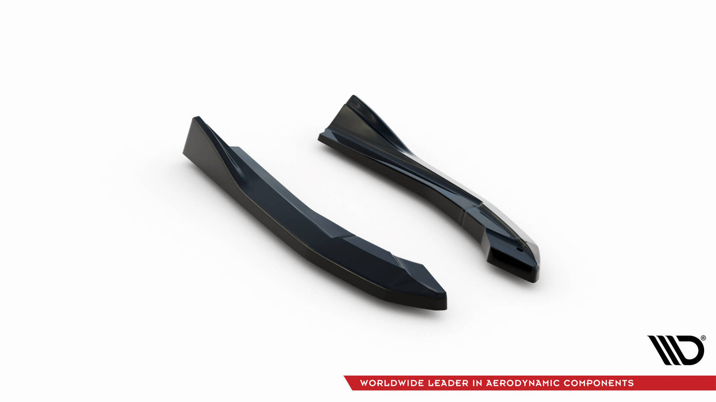Maxton Heck Ansatz Flaps Diffusor V.2 für BMW M440i Gran Coupe G26 schwarz Hochglanz