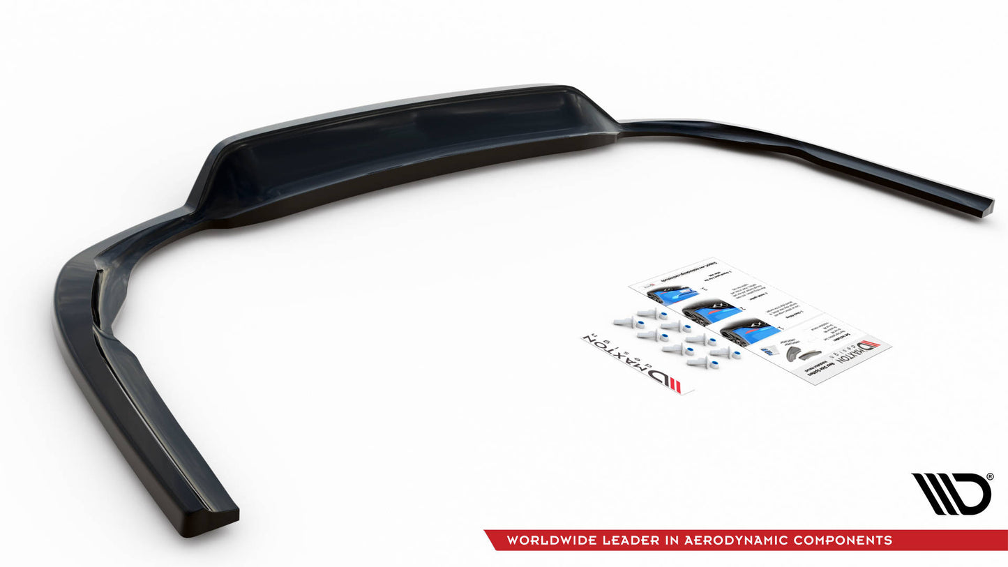 Maxton Mittlerer Diffusor Heck Ansatz DTM Look für Dodge Charger RT Mk7 Facelift schwarz Hochglanz