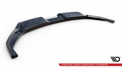 Maxton Mittlerer Diffusor Heck Ansatz DTM Look für Kia EV6 GT-Line Mk1 schwarz Hochglanz