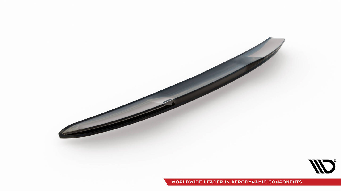 Maxton Spoiler CAP für 3D Audi Q7 Mk2 schwarz Hochglanz
