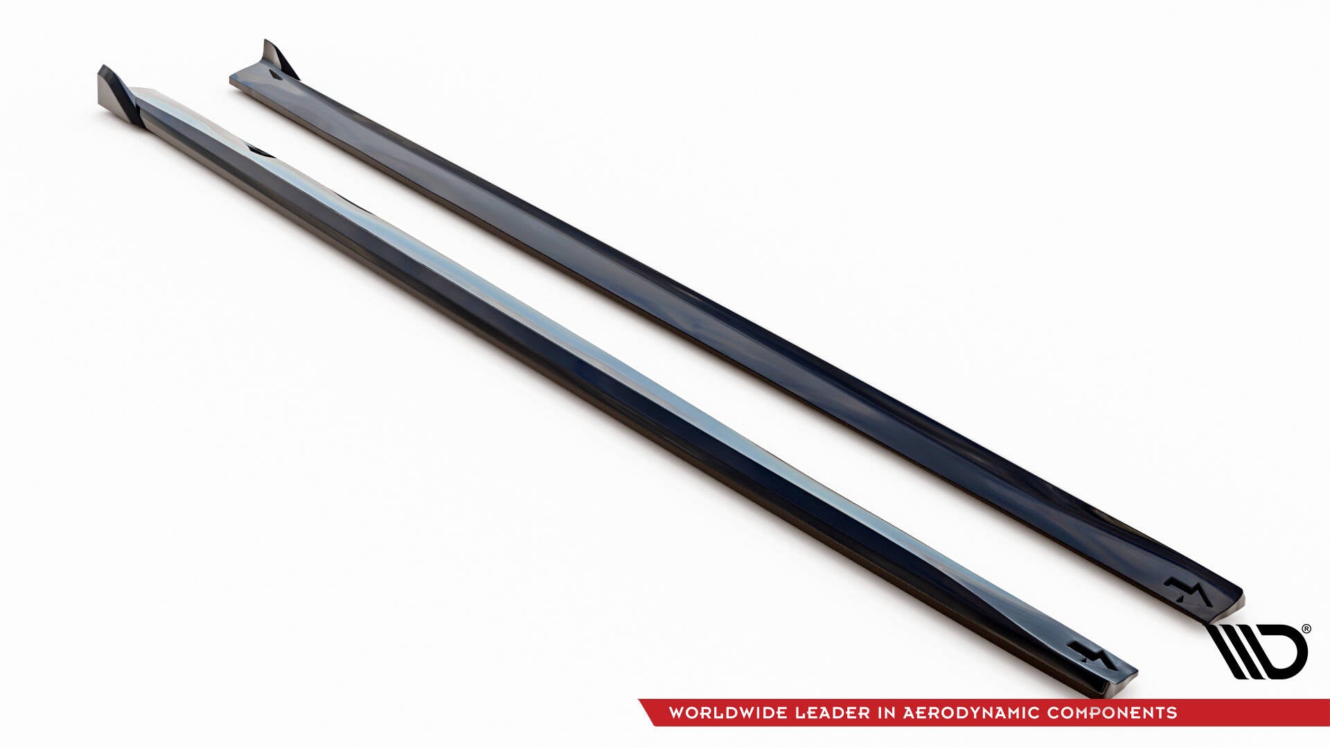 Maxton Seitenschweller Ansatz für V.2 für BMW 4er Coupe / Gran Coupe / Cabrio M-Paket F32 / F36 / F33 schwarz Hochglanz