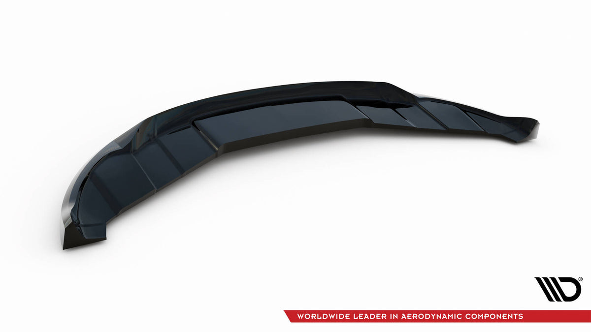 Maxton Front Ansatz für Land Rover Range Rover Evoque HSE Dynamic Mk1 Facelift schwarz Hochglanz