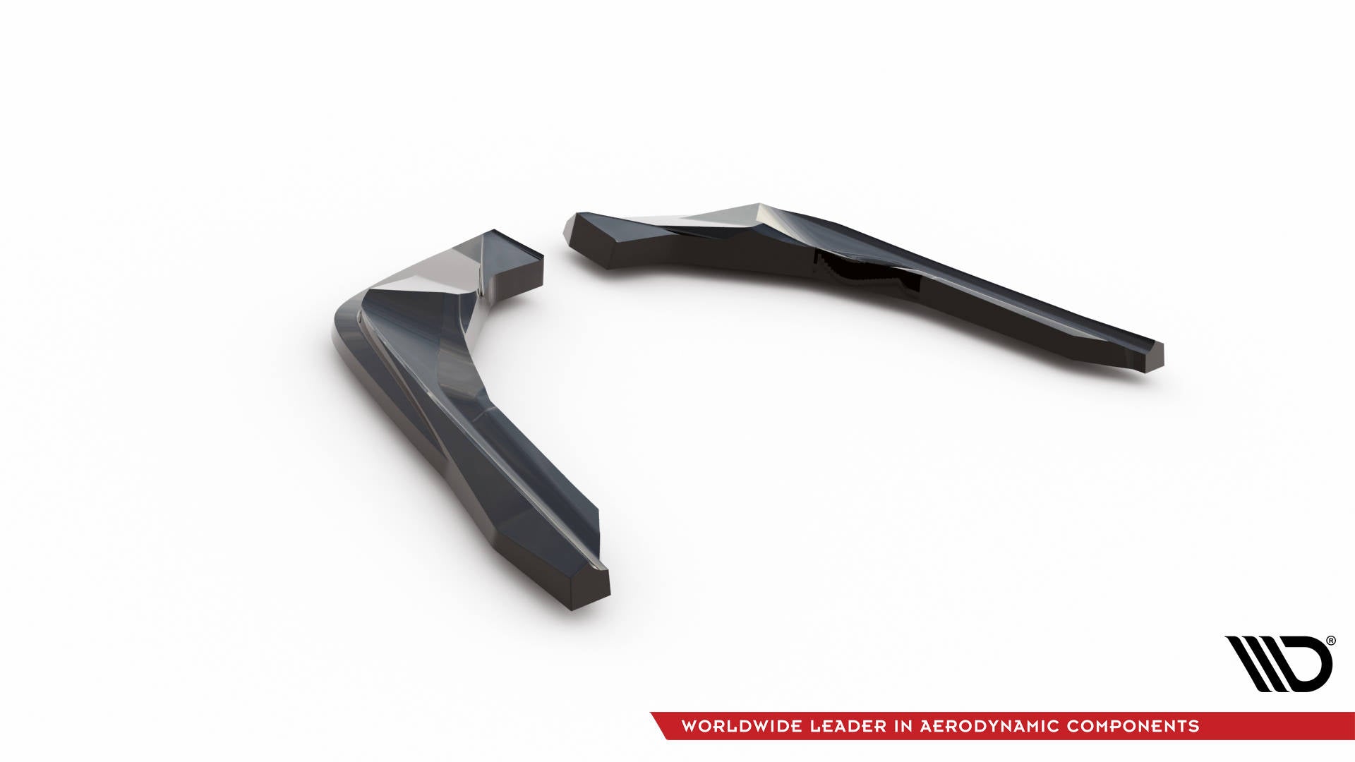 Maxton Heck Ansatz Flaps Diffusor V.1 für BMW M2 G87 schwarz Hochglanz