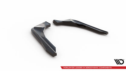 Maxton Heck Ansatz Flaps Diffusor V.1 für BMW M2 G87 schwarz Hochglanz
