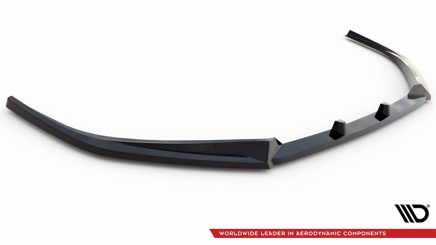 Maxton Front Ansatz V.2 für Lexus ES F Sport Mk7 schwarz Hochglanz