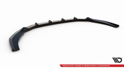 Maxton Front Ansatz V.2 für Audi RS4 B9 Facelift schwarz Hochglanz