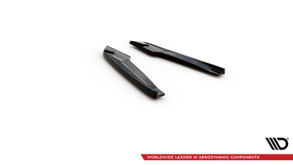 Maxton Heck Ansatz Flaps Diffusor für Audi S5 Coupe / Sportback F5 schwarz Hochglanz