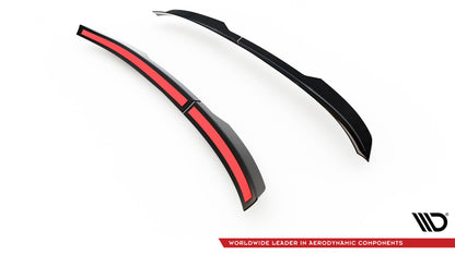 Maxton Spoiler CAP für Ford Transit Courier Mk1 schwarz Hochglanz