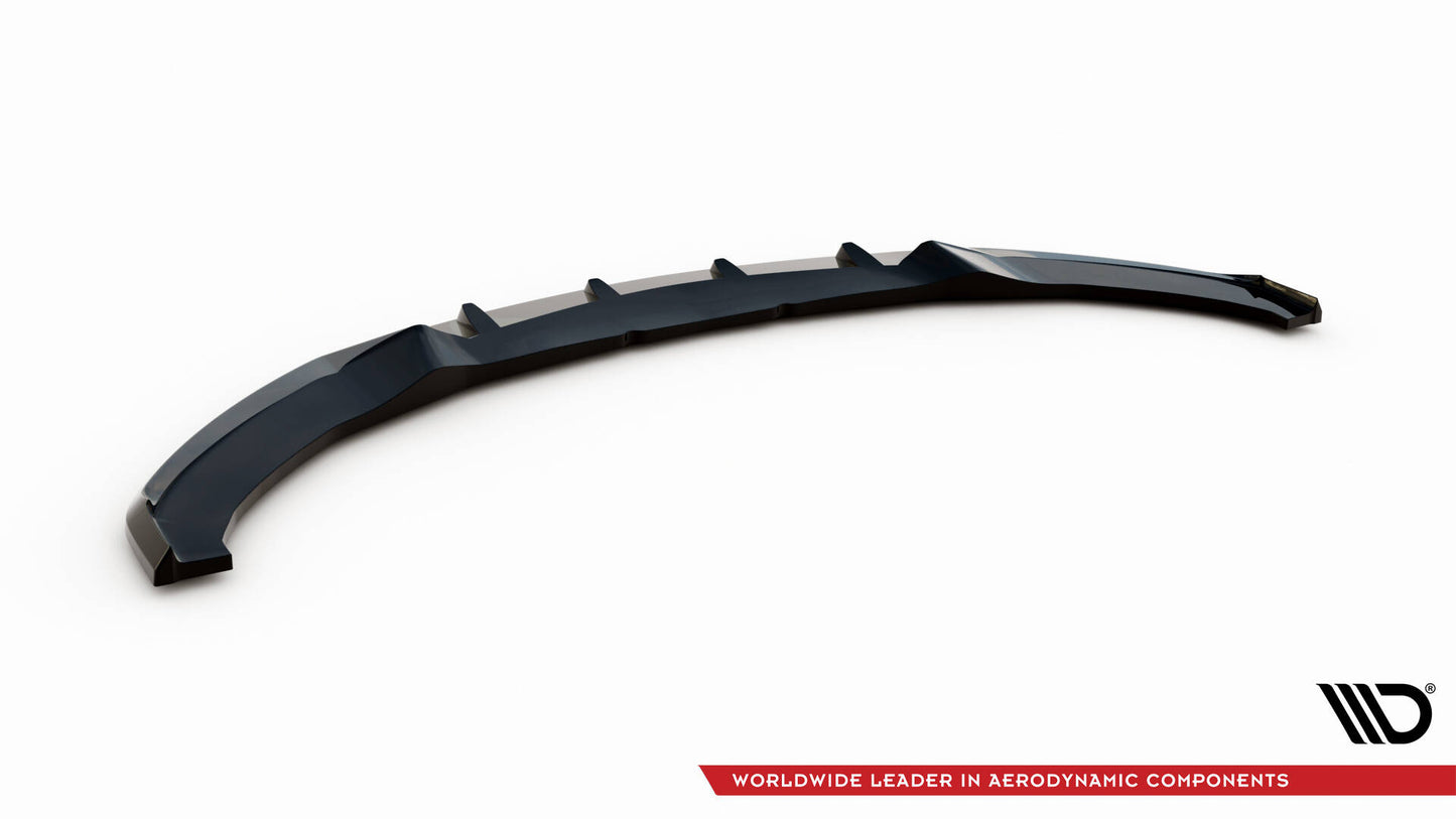 Maxton Front Ansatz V.3 für BMW 4er Coupe / Gran Coupe / Cabrio M-Paket F32 / F36 / F33 schwarz Hochglanz
